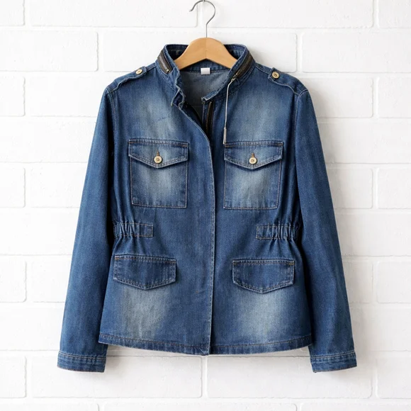 Vintage Jean Jacket Size X Large Pre-Loved, Worn and Soft - Picture 3 of 9